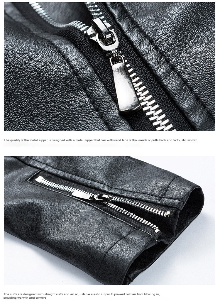 Stylish PU Leather Jacket