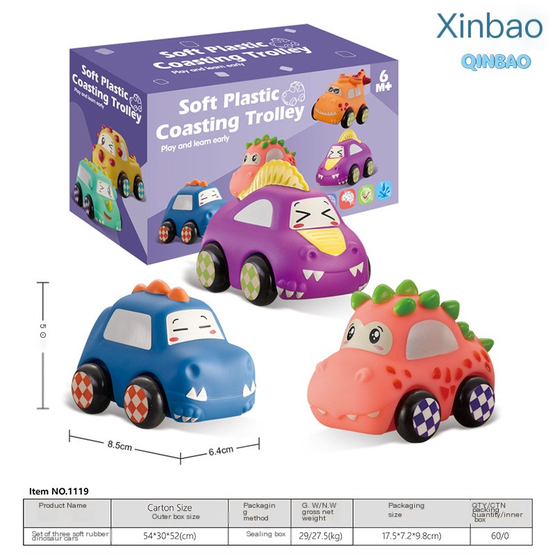 Dinosaur Soft Toy Car 4