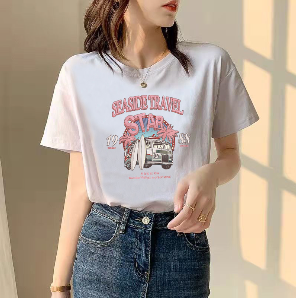 港风短袖t恤 Image 2