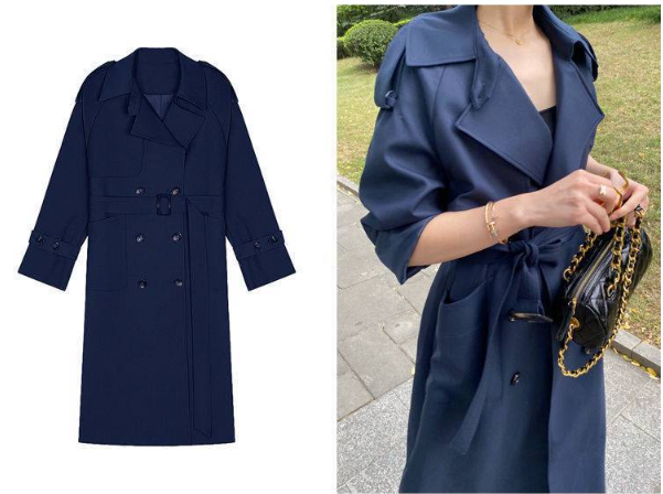 Mid-length Trench Coat Image 2