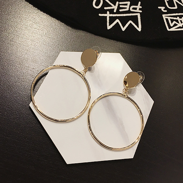 Earrings in Golden and Silvery