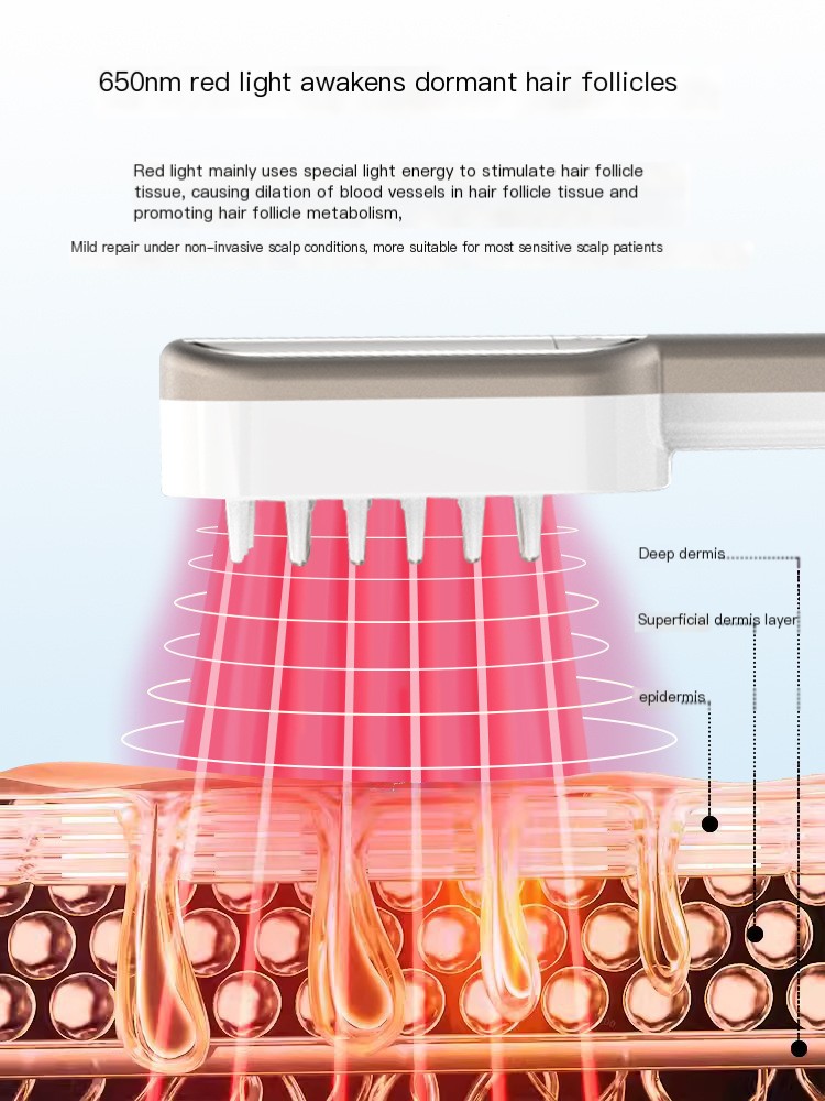 Hair Growth Comb - Side View