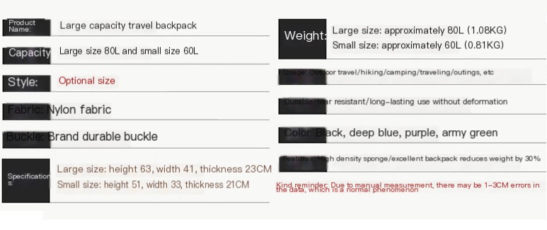 Mountaineering Bag 1