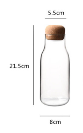 Cork Glass Bottle Image 9