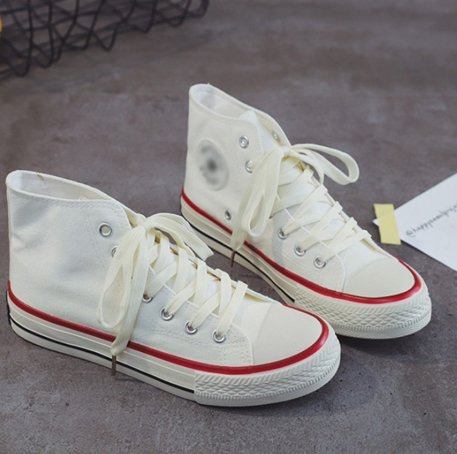 High-top Canvas Sneakers 5