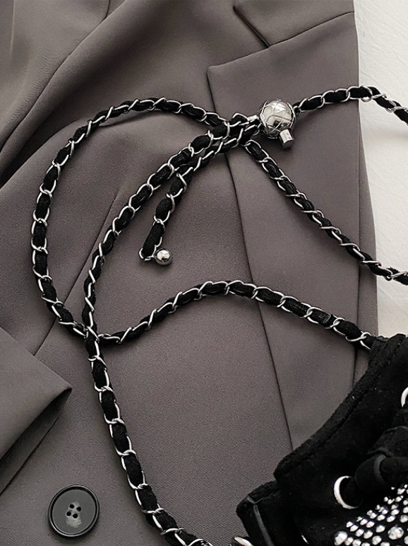 Rhinestone Bucket Bag Details
