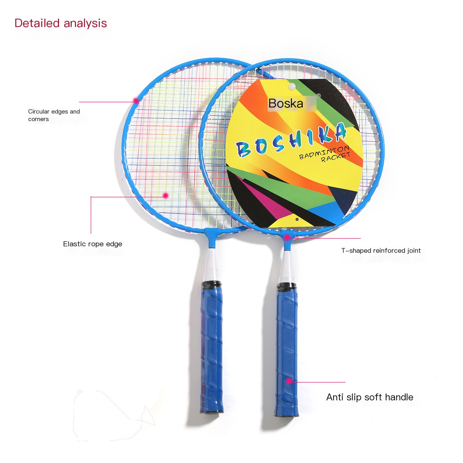Children's Badminton Racket Set 6