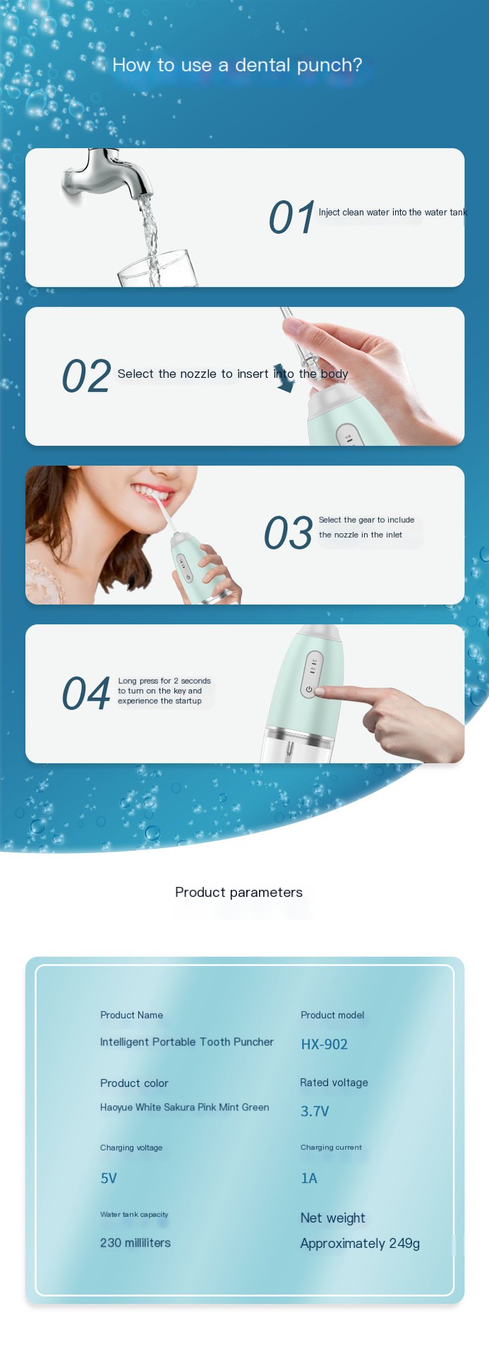 Portable Water Flosser Image 4