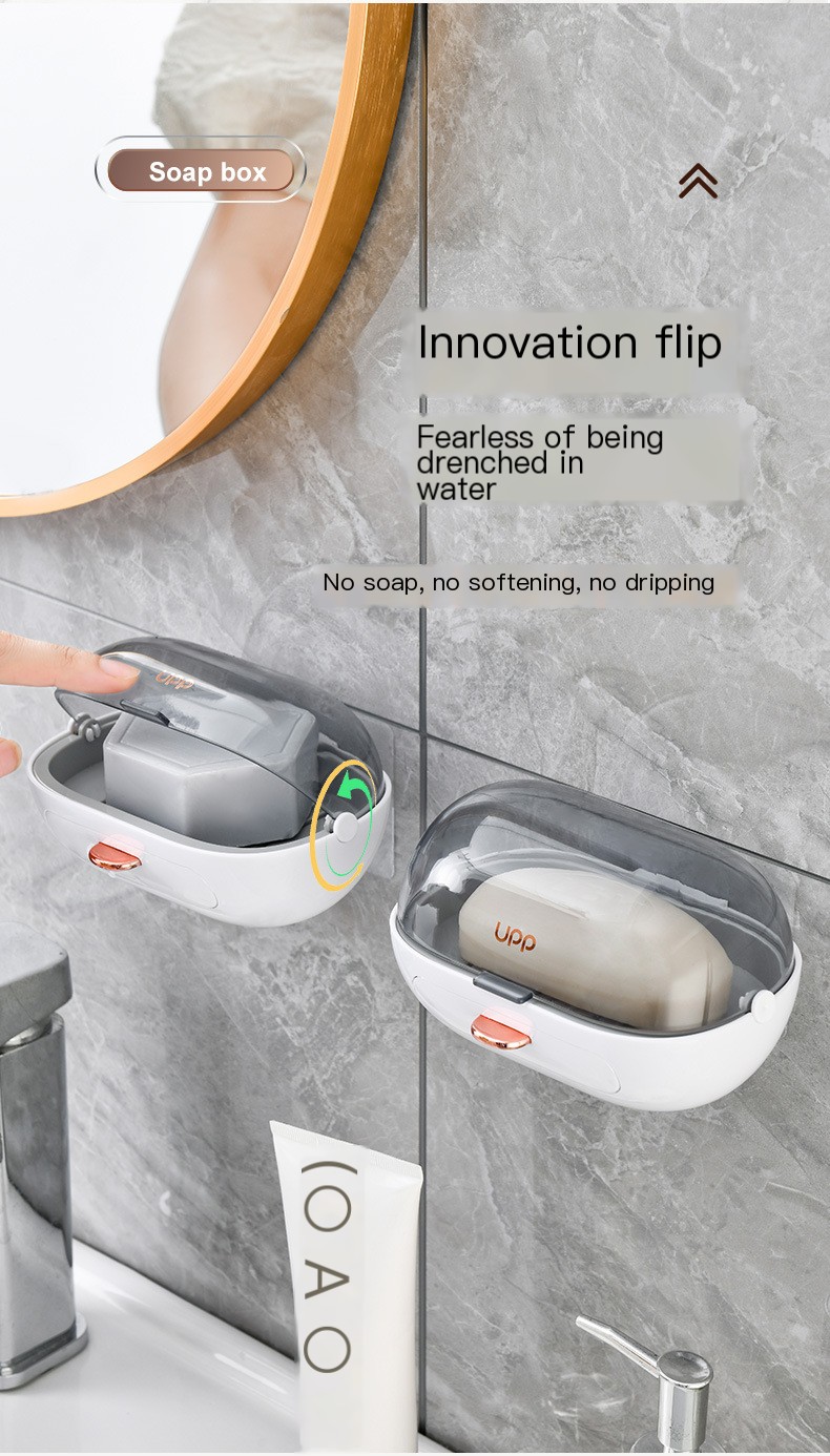 Light Luxury Wall-Mounted Soap Box Image 3