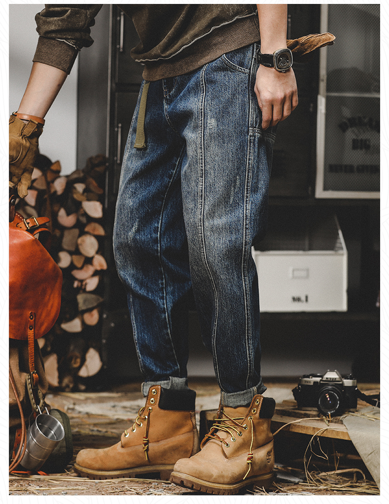 Schwere Retro-Jeans Bild 10