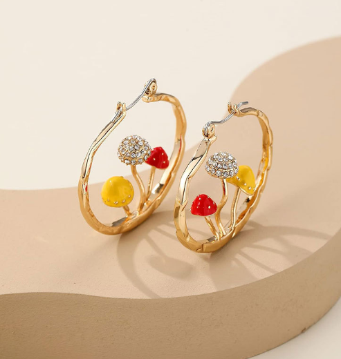Mushroom Earring 2