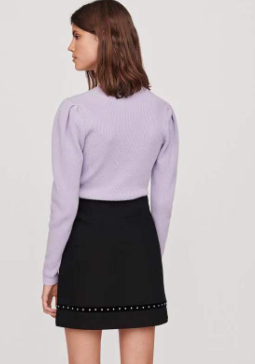 Five-pointed Star Studded Metal High-waist Skirt 2