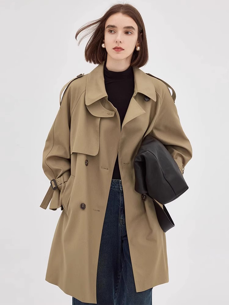 Versatile Black Long Drape Coat