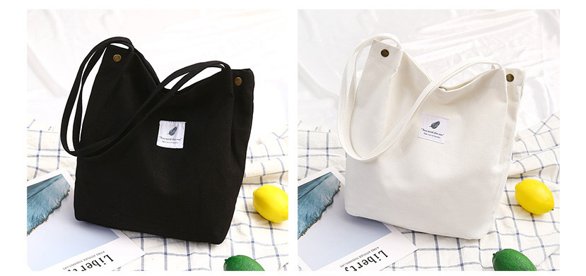 Canvas Crossbody Bucket Bag Image 2