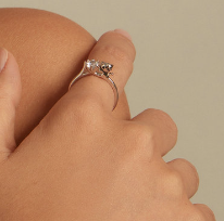 Platinum Plated Oil Drop Cute Animal Ring Bracelet Image 2