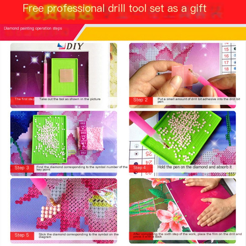 Red Palace Diamond Painting Image 3