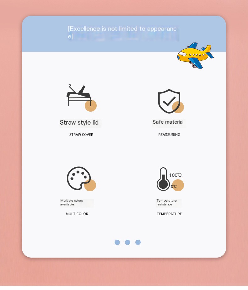 Kids Straw Water Cup