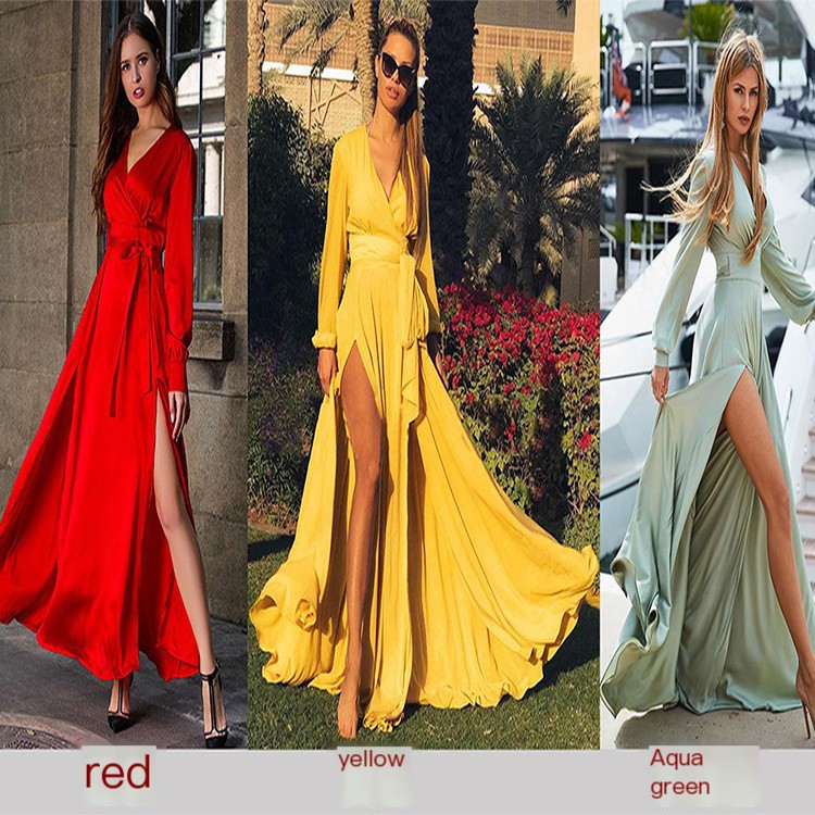 Women's Fashion Long Sleeve Dress - Image 3