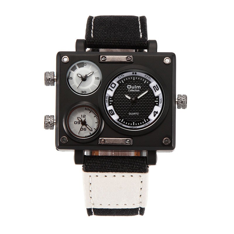 Men's Square Wristwatch in Blue