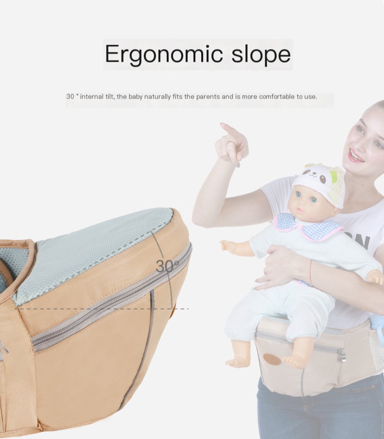 Jiabeixing Multi-functional Baby Strap Storage Single Stool Baby Waist Stool Holding Belt Maternal and Infant Supplies Substitute Hair Holding Baby Artifact