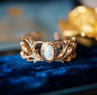 Fashion Personality Opal Ring 2