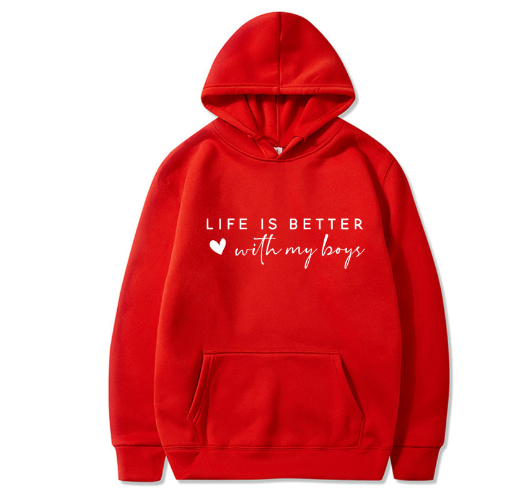Korean Loose Hoodie - Slouchy Style