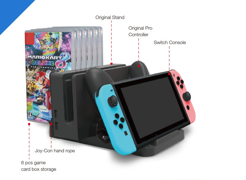 Nintendo Switch Dock im Einsatz