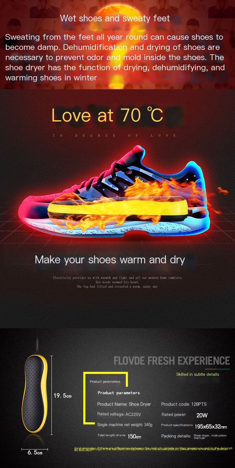 Electric Shoe Dryer Image 1