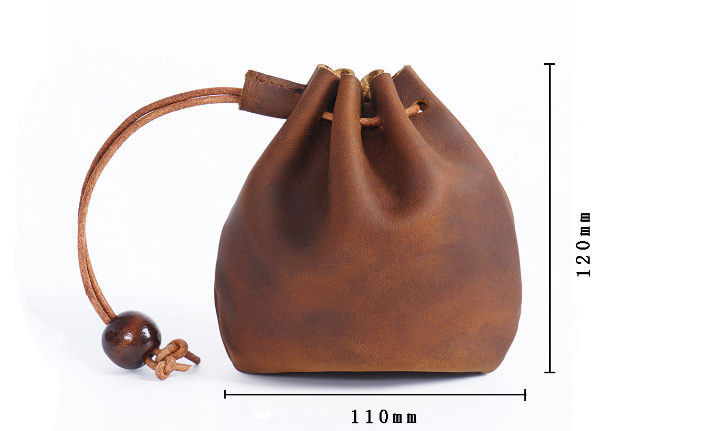 Crazy Horse Leather Coin Purse