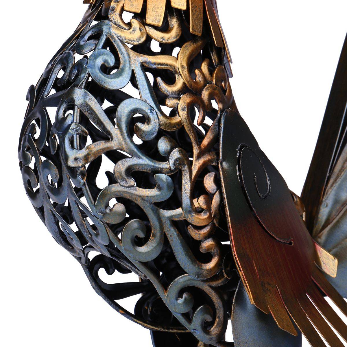 Handmade Metal Rooster