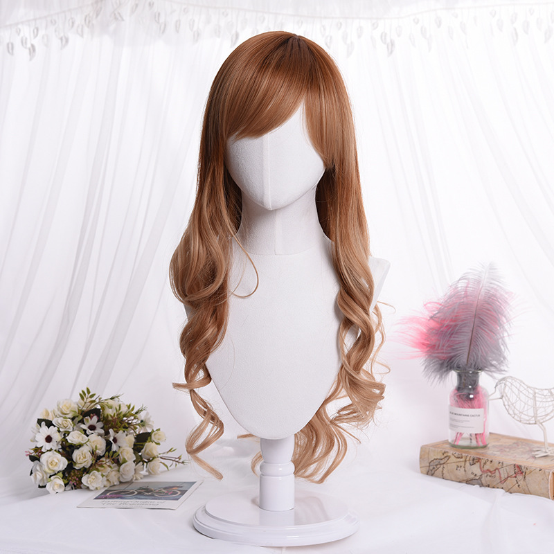 Stylish Gray-Dyed Black Wig