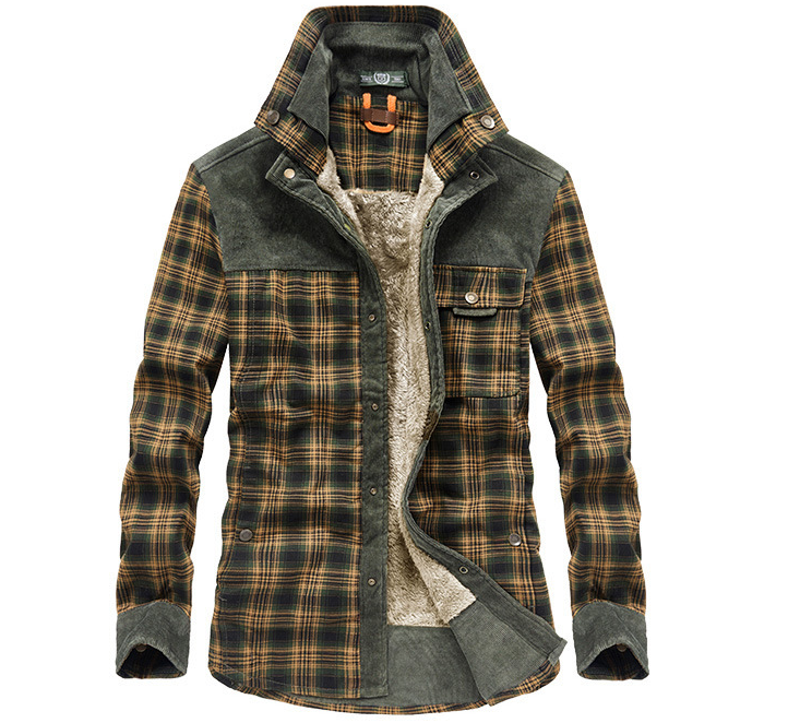 Plaid Shirt Jacket Image 3
