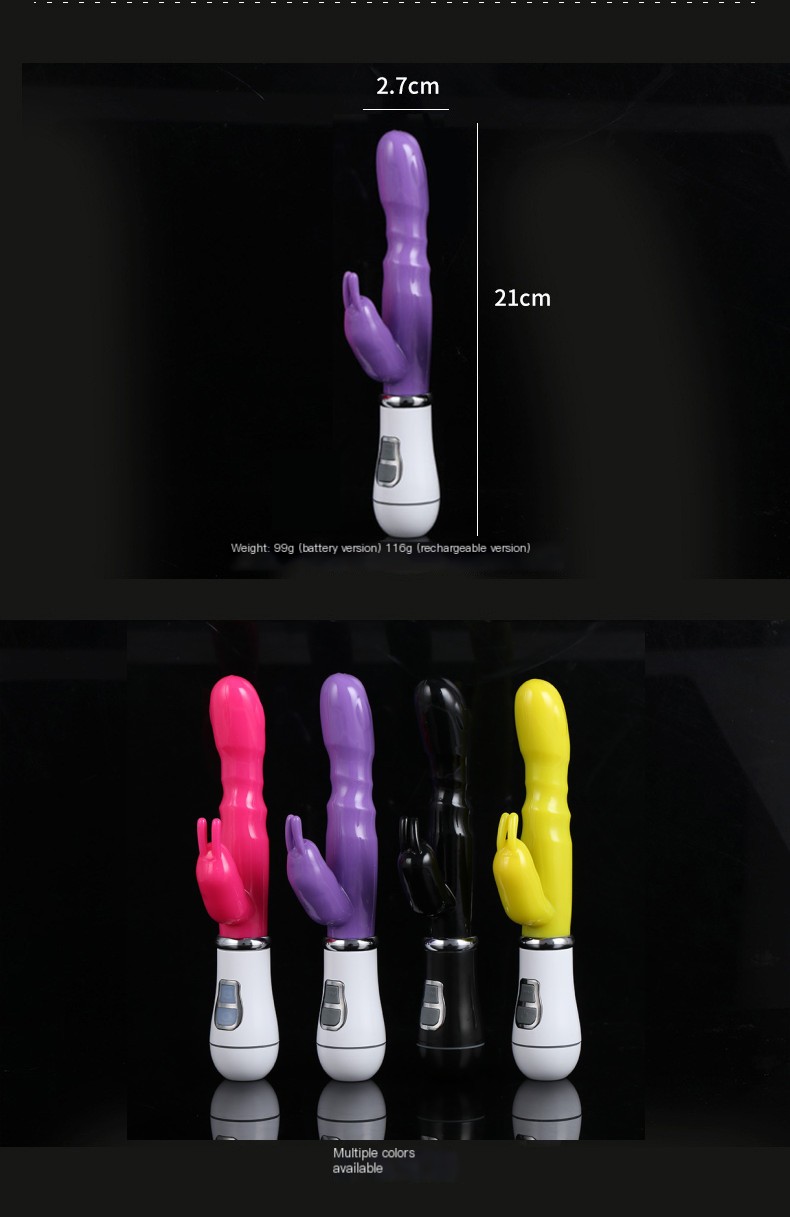 Double Shock G-Spot Rabbit Vibrator Image 3