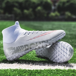 Adult soccer shoes 35-45 FG/TF outdoor sports wind five-a-side soccer non-slip rugged breathable image