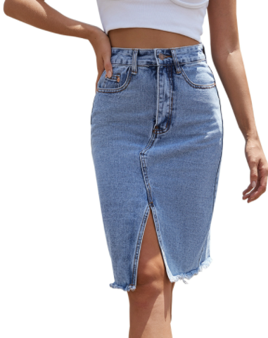 Jeansrock-Detail