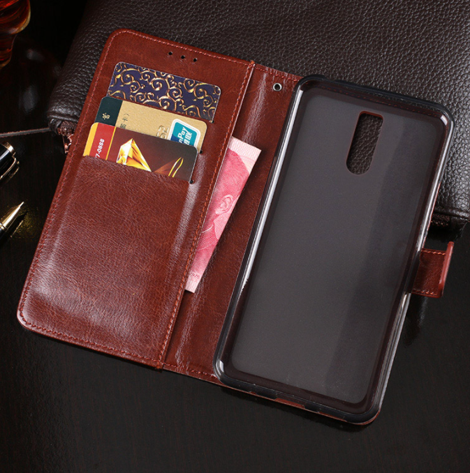 Funda de cuero para teléfono