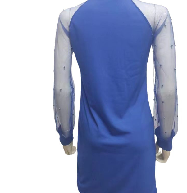 Gauze Pearl Dress Image 10