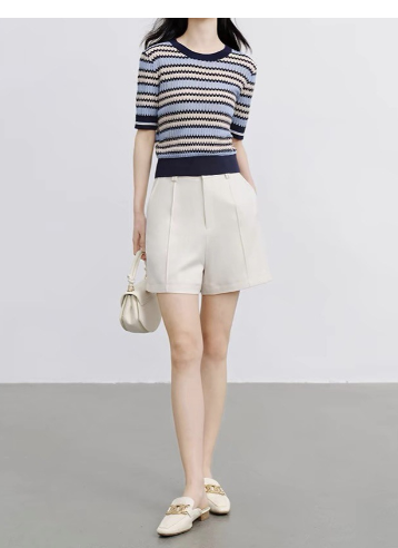 Knit Short Sleeve Top Image 2