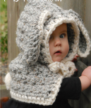 Color Variations of Handmade Chunky Yarn Fox Neck Warmer Hat