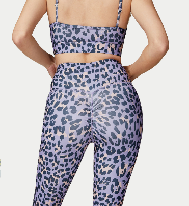 Leopard Print Yoga Set Image 1