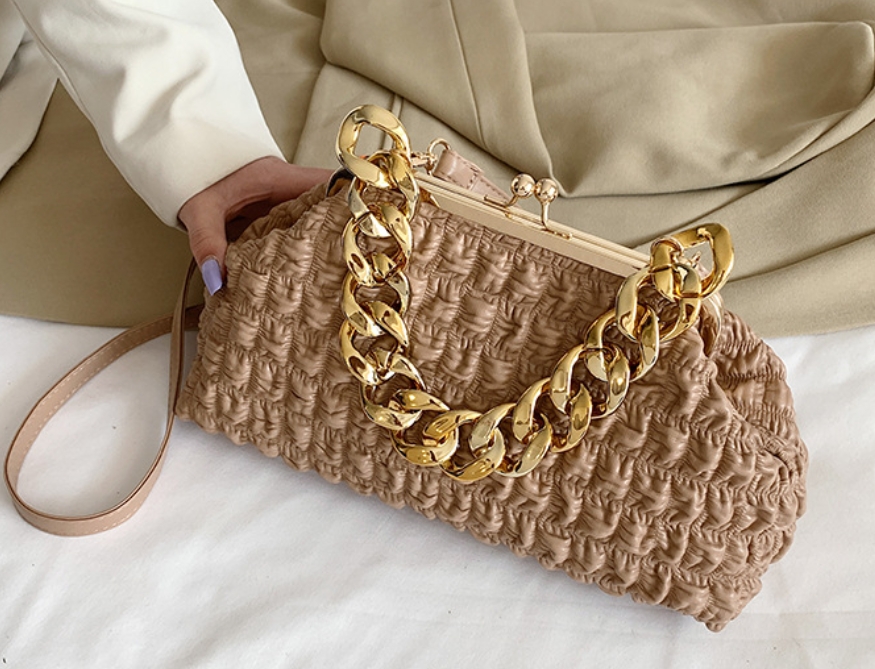 Luxury Clip Crossbody Handbag Lock