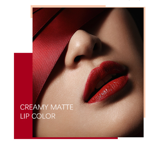 Velvet Matte Lipstick Color Swatch