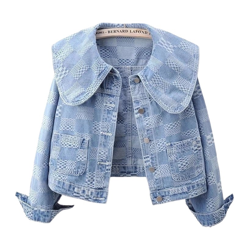L'Ateribélle Jeansjacke mit großem Kragen image
