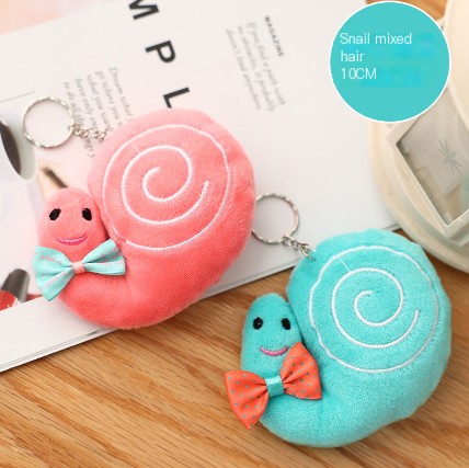 Soft Plush Snail Pendant