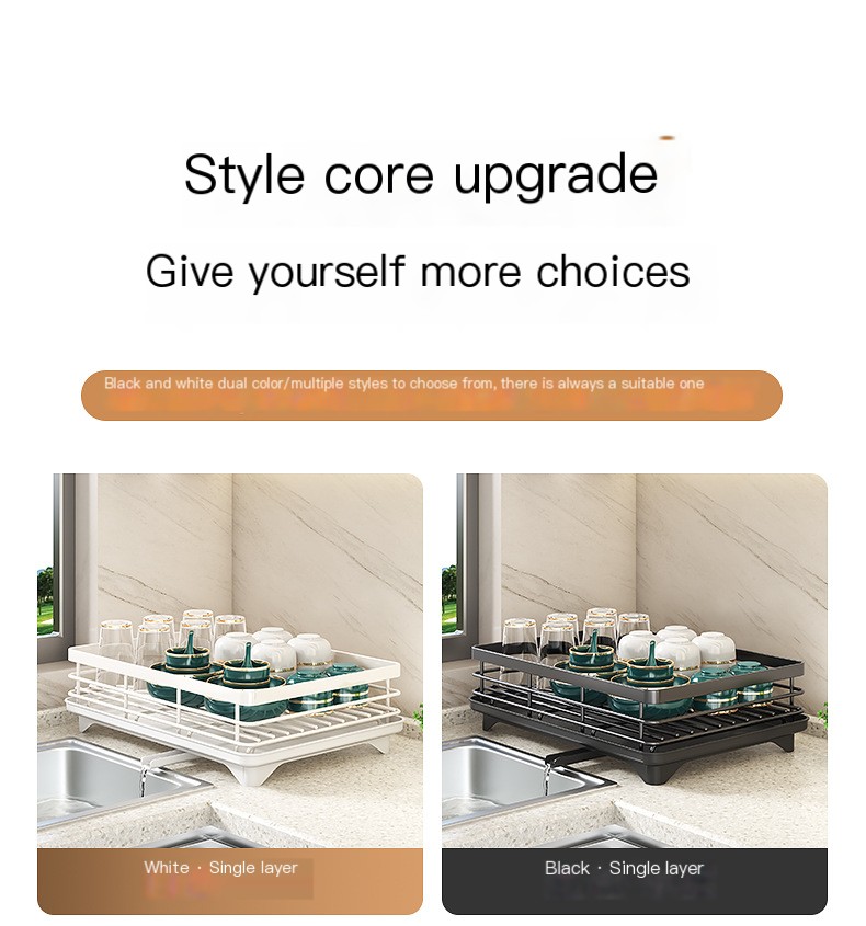 Stainless Steel Dish Rack Lifestyle