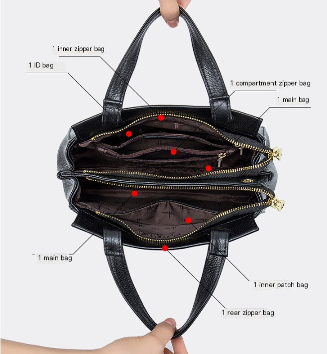 Genuine Leather Handbag 2