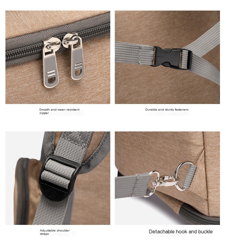 Pull Rod Pet Bag - Versatile Carrying Options