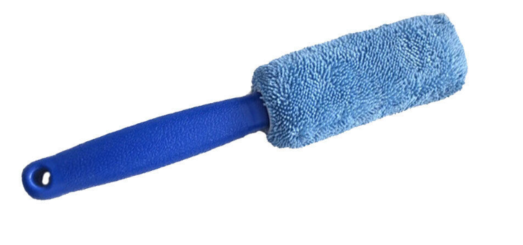 Microfiber Long Handle Wheel Brush Image 1