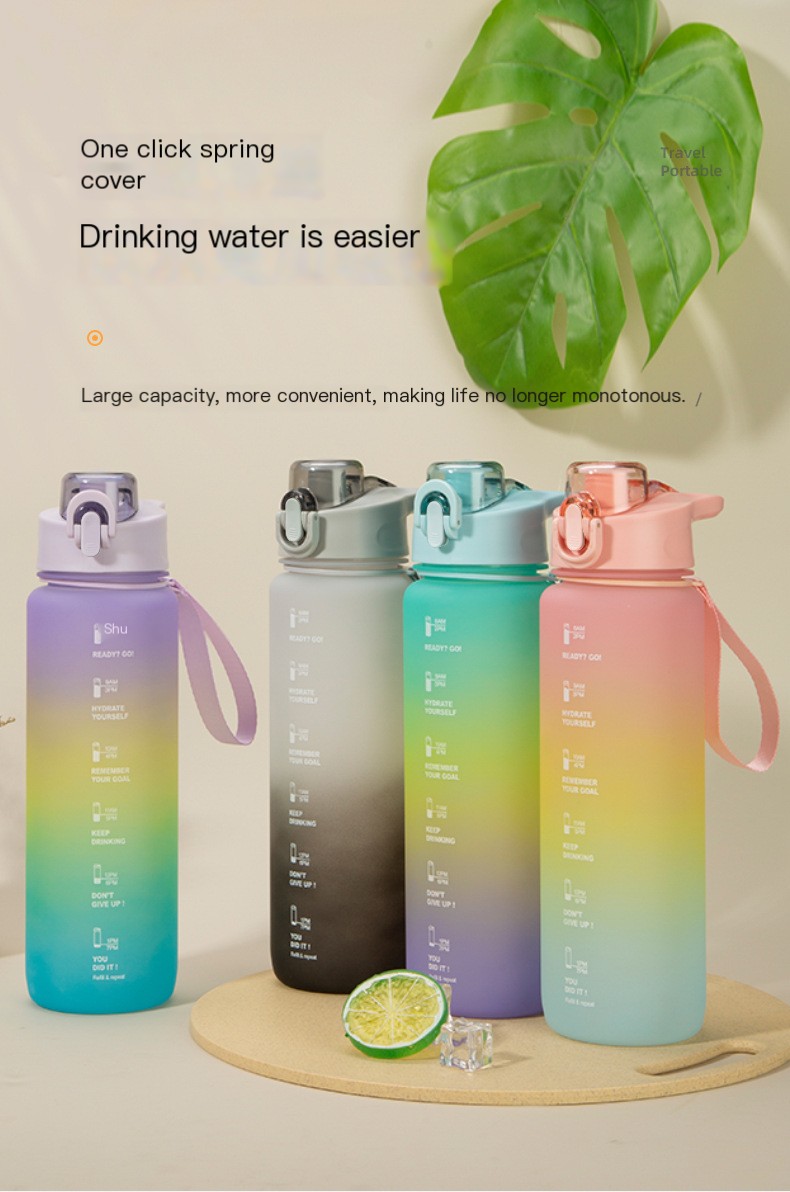 Sports Bottle Blue Gradient