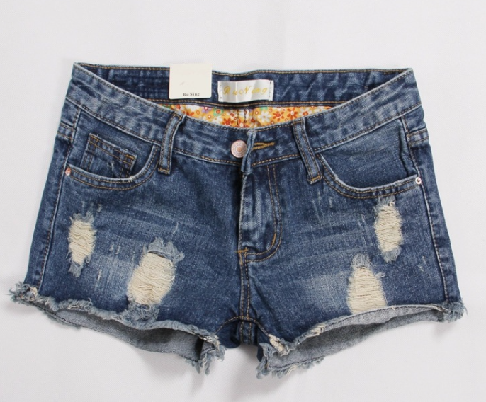 Denim Shorts Image 2